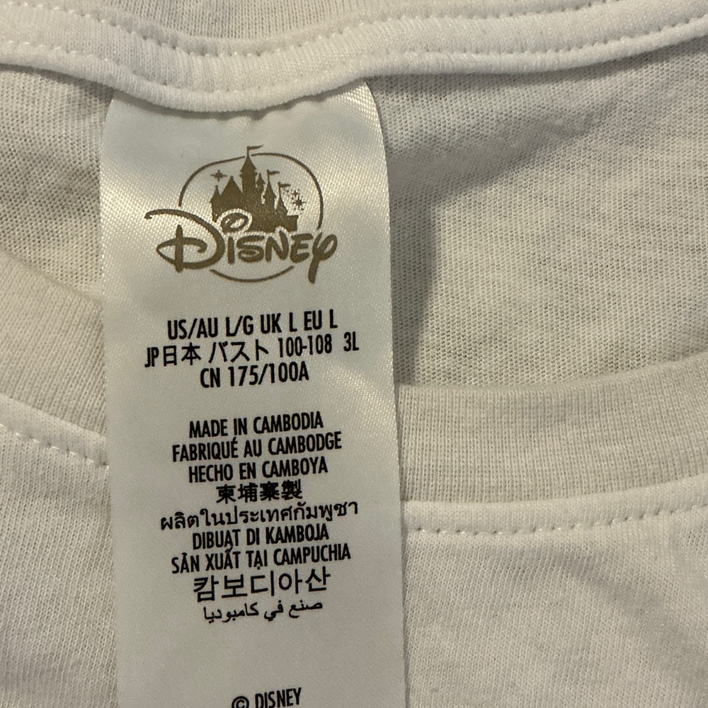 Disney Stitch tank top. Disney parks. Embroidered flowers. - Picture 3 of 4